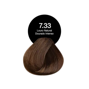 Tonalizante Profissional 7.33 Louro Natural Dourado Intenso Acquaflora sem Amônia