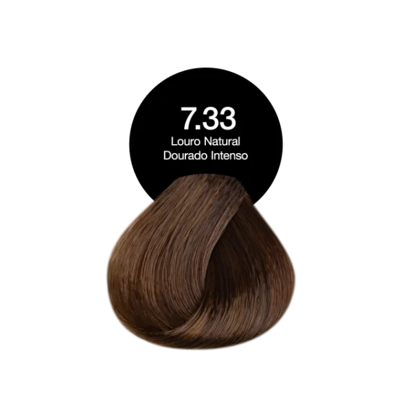 Tonalizante Profissional 7.33 Louro Natural Dourado Intenso Acquaflora sem Amônia
