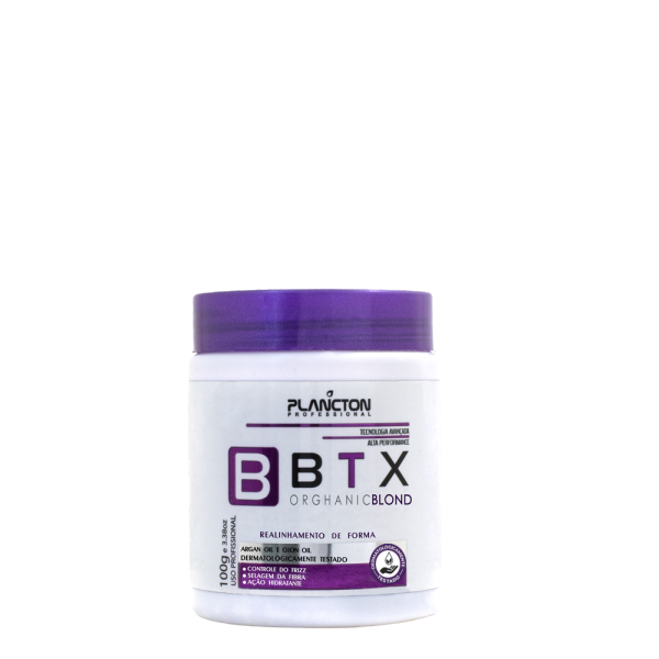 BTX Blond - Realinhamento de Forma sem formol Plancton - 100g