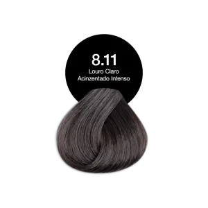 Tonalizante Profissional 8.11 Louro Claro Acinzentado Intenso Acquaflora sem Amônia