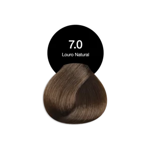 Tonalizante Profissional 7.0 Loiro Natural Acquaflora sem Amônia