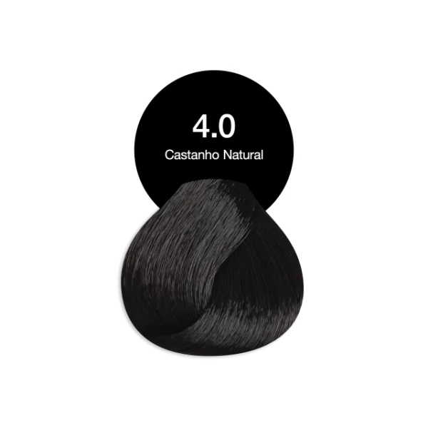 Tonalizante Profissional 4.0 Castanho Natural Acquaflora sem Amônia