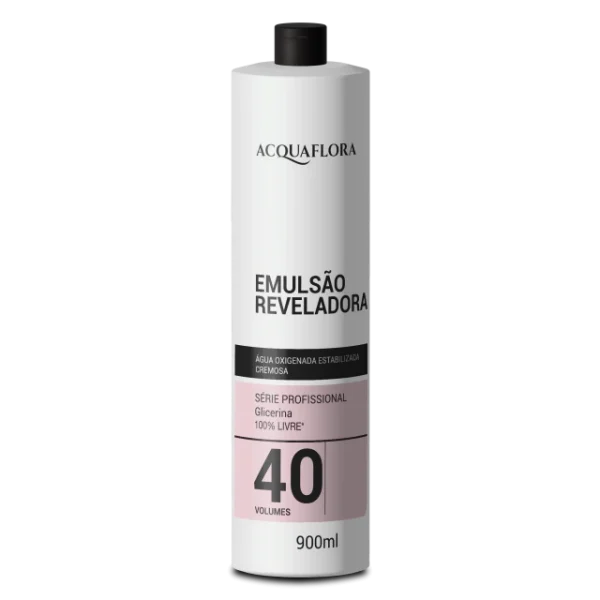 Emulsão Reveladora 40vol 900ml (Água Oxigenada) Acquaflora
