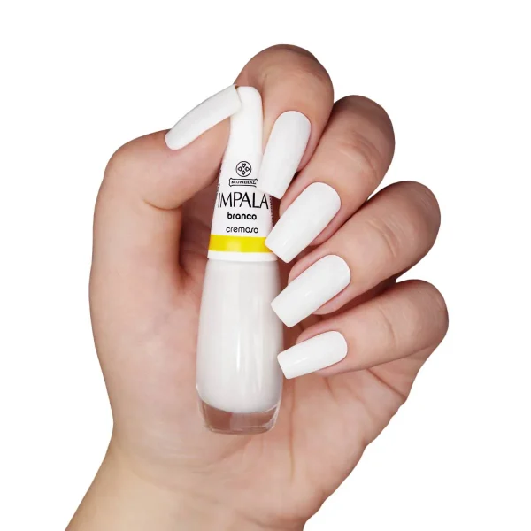 Esmalte Impala Cremoso A Cor da Sua Moda - Branco - Imagem 2
