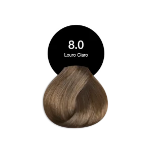 Tonalizante Profissional 8.0 Loiro Claro Acquaflora sem Amônia