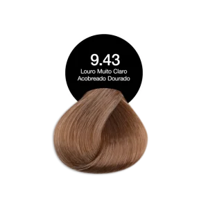 Tonalizante Profissional 9.43 Louro Muiro Claro Acobreado Dourado Acquaflora sem Amônia