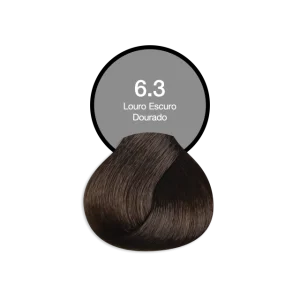 Coloração Permanente 6.3 Loiro Escuro Dourado Acquaflora
