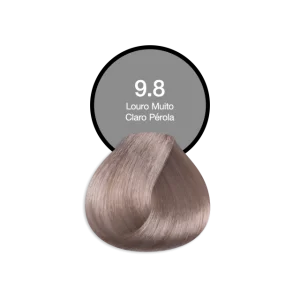 Coloração Permanente 9.8 Louro Muito Claro Pérola Acquaflora