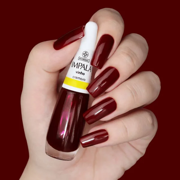 Esmalte Impala Cremoso A Cor da Sua Moda - Vinho - Imagem 2