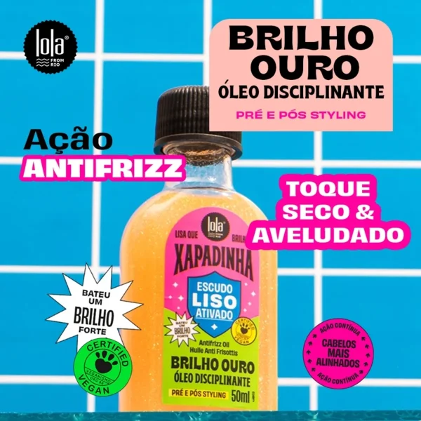 Lola XAPADINHA - Óleo Disciplinante 50ml - Imagem 2