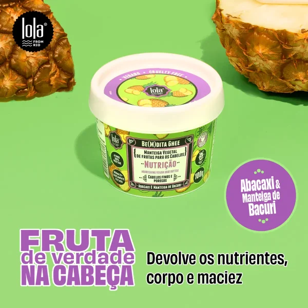 Lola BE(M)DITA GHEE - Nutrição Abacaxi 100g - Imagem 2