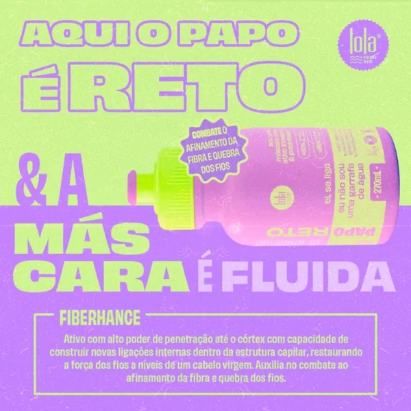 Lola Papo Reto Máscara 270ml - Imagem 3
