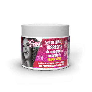 Soul Power Máscara Color Curls – Reabilitação – 400g