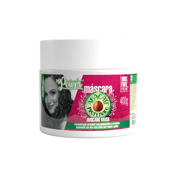 Soul Power Máscara de Abacate Proteinado – Reconstrução – 400g