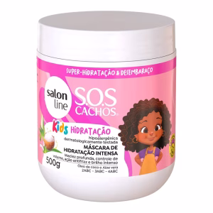 Salon Line Máscara de hidratação Intensa SOS Cachos Kids Hidratação 500g