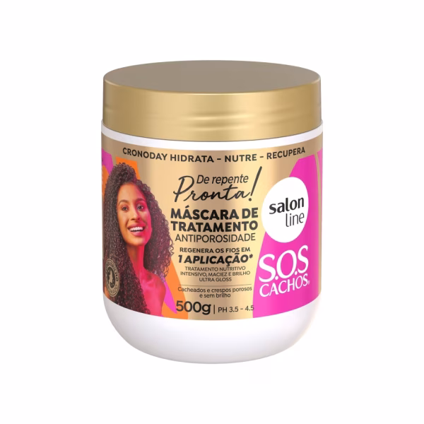 Salon Line Máscara de Tratamento SOS Cachos De Repente Pronta 500g