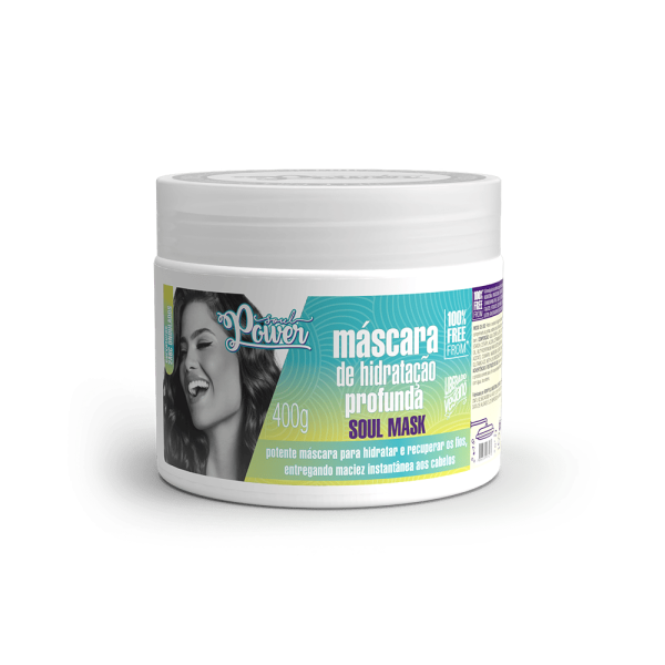Soul Power Máscara – Hidratação Profunda – 400g