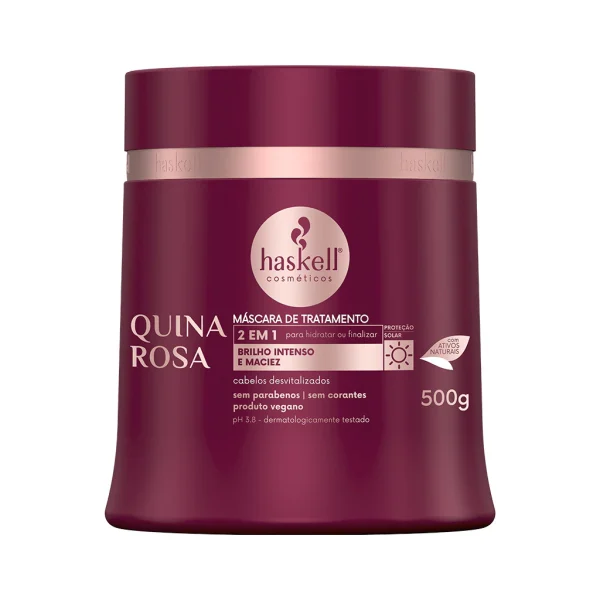 Haskell Máscara de Tratamento Quina Rosa 500g