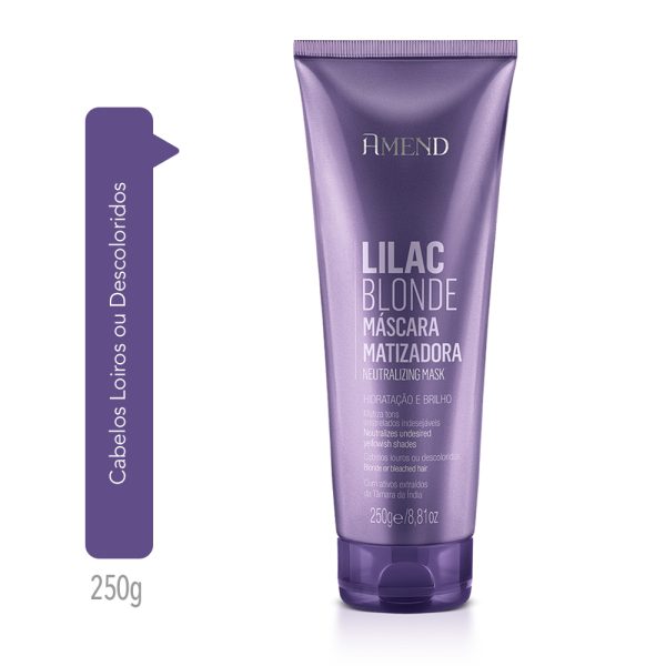 Amend Máscara Matizadora Lilac Blonde – 250g
