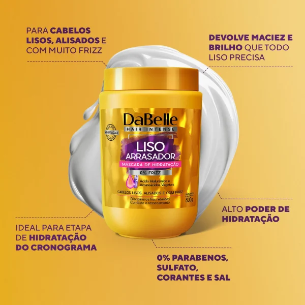 DaBelle Máscara - Liso Arrasador 800g - Imagem 2