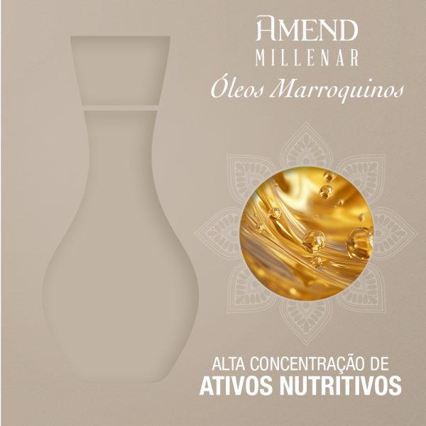 Amend Hair Butter Máscara Millenar Óleos Marroquinos - 300g - Imagem 2