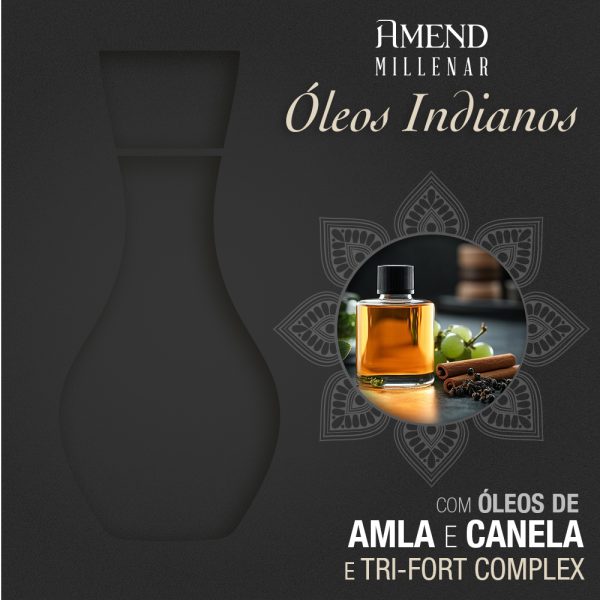 Amend Máscara Intensiva Millenar Óleos Indianos - 300g - Imagem 2
