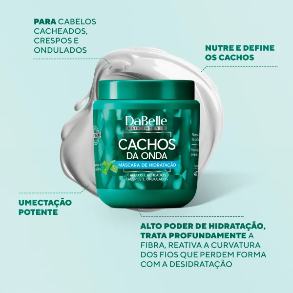 DaBelle Máscara - Cachos da Onda 400g - Imagem 2