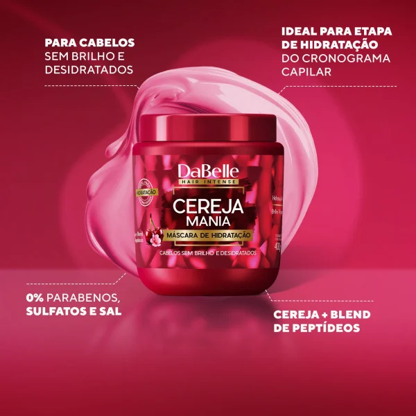 DaBelle Máscara - Cereja Mania 400g - Imagem 2