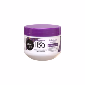 Salon Line Máscara Hidratante e Antiumidade Ultra-Hidratante Meu Liso Antifriz 300g