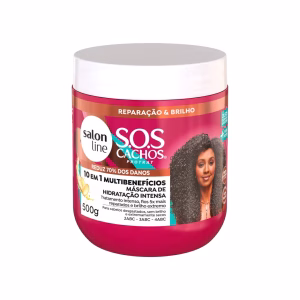 Salon Line Máscara de Hidratação SOS Cachos 10 em 1 Multibenefícios 500g